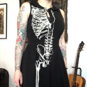 Iron fist skeleton dress ON HOLD TILL 1/15/19